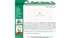 Desktop Screenshot of alexassoc.net