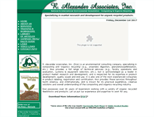 Tablet Screenshot of alexassoc.net